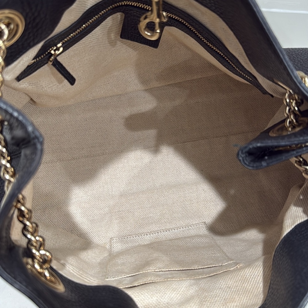 Gucci Black Soho Shoulder Chain Bag - Picture 10 of 12